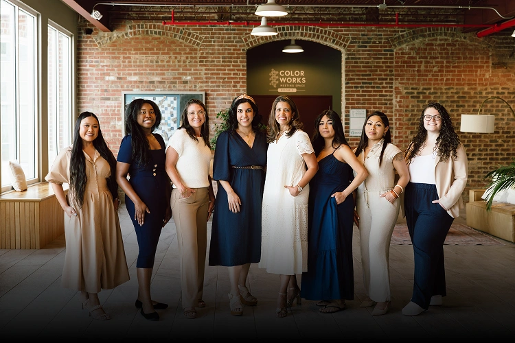 Smiling team of women at Triad Pediatric Dentistry, Greensboro NC